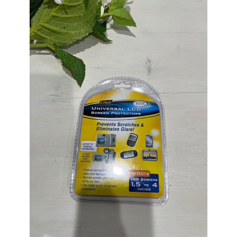 Universal LCD‎ Screen Protectors 3 Pack Digital Cameras 1.5 to 4 Inches